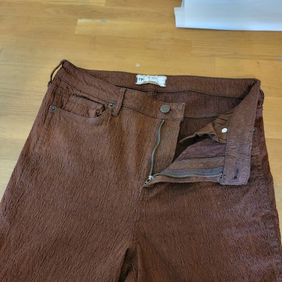 Free People Brown Skinny Pants - Picture 7 of 13